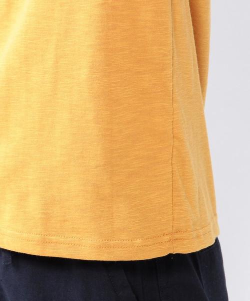coen（コーエン）の「スラブ天竺Tシャツ（Tシャツ/カットソー・メンズ・オフホワイト/ブラック/マスタード/ネイビー・SMALL/X-LARGE/LARGE/MEDIUM）」の15枚目の写真