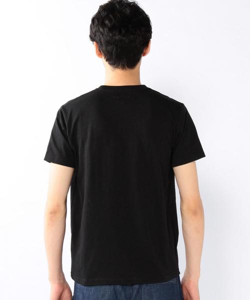 coen（コーエン）の「スラブ天竺Tシャツ（Tシャツ/カットソー・メンズ・オフホワイト/ブラック/マスタード/ネイビー・SMALL/X-LARGE/LARGE/MEDIUM）」の8枚目の写真