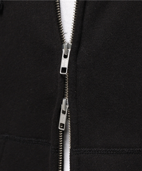 Denime（ドゥニーム）の「ソフト裏毛無地フルジップパーカー（パーカー・メンズ・ブラック/ワイン/ホワイト/グレー・SMALL/LARGE/X-SMALL/X-LARGE/MEDIUM）」の15枚目の写真