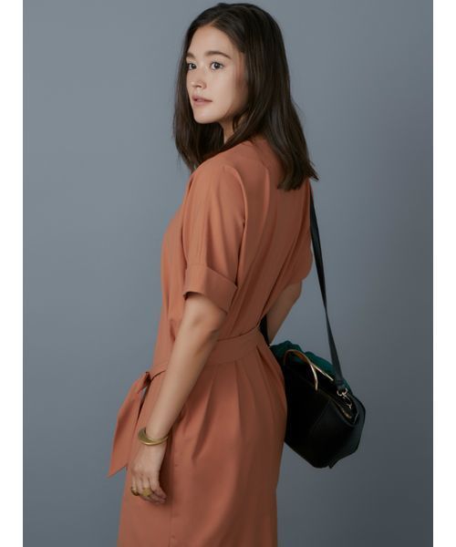 LAGUNAMOON(ラグナムーン)の「2WAYワンピース(ワンピース・レディース・ブラック/キャメル・MEDIUM/SMALL)」の13枚目の写真