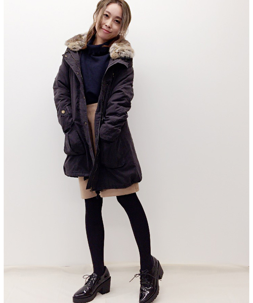 archives（アルシーヴ）の「フェイクスエード タイトスカート（スカート・レディース・ベージュ/ブラック/ピンクベージュ/ワイン・MEDIUM）」の19枚目の写真