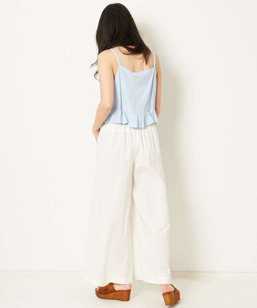 AMERICAN RAG CIE(アメリカンラグシー)の「AMERICAN RAG CIE リネンワイドパンツ【WEB限定】(その他パンツ・レディース・ホワイト/グレー/ネイビー・FREE)」の22枚目の写真