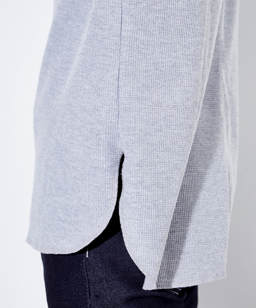 NUMBER (N)INE DENIM（ナンバーナインデニム）の「【NUMBER (N)INE DENIM】≪STUDIOUS限定≫レイヤードワッフルカットソー（Tシャツ/カットソー・メンズ・ホワイト/グレー・S/L/M）」の5枚目の写真