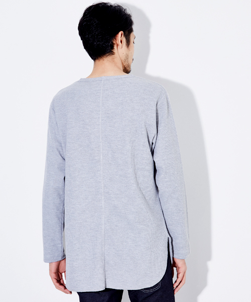 NUMBER (N)INE DENIM（ナンバーナインデニム）の「【NUMBER (N)INE DENIM】≪STUDIOUS限定≫レイヤードワッフルカットソー（Tシャツ/カットソー・メンズ・ホワイト/グレー・S/L/M）」の9枚目の写真