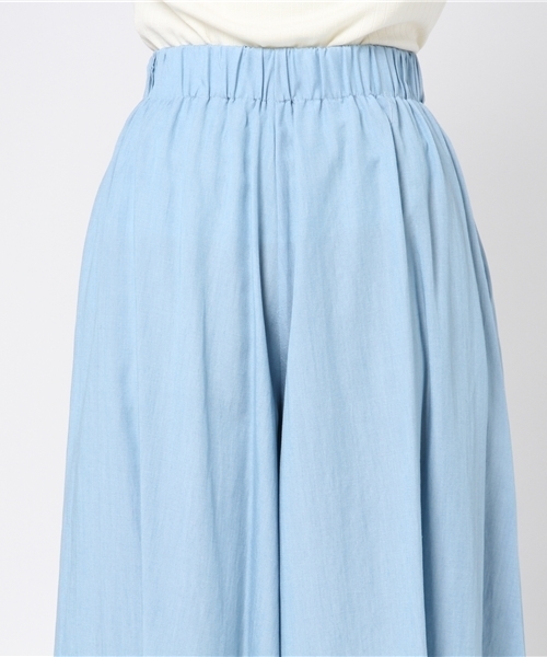 un dix cors（アンディコール）の「テンセルデニムギャザーパンツ（その他パンツ・レディース・ブルー/ネイビー・ﾌﾘ-）」の7枚目の写真