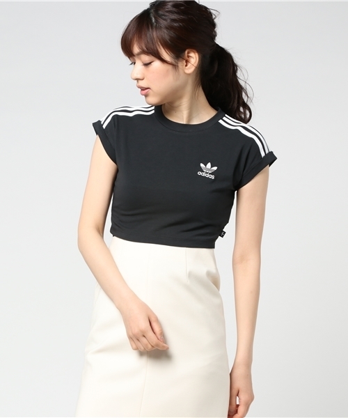 adidas cropped tee