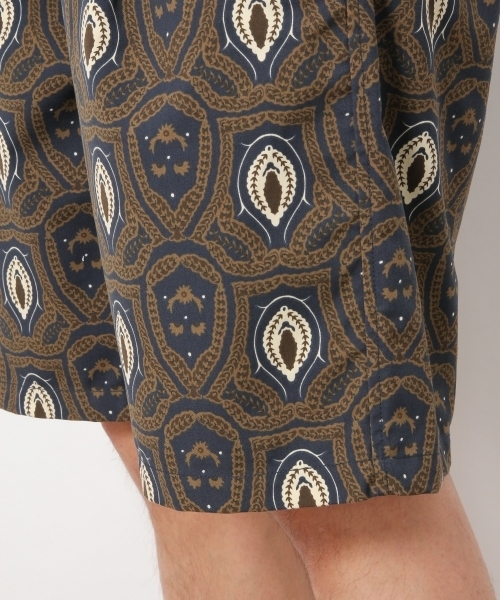 RAGEBLUE(レイジブルー)の「バティック柄ショーツ/760671(その他パンツ・メンズ・ネイビー/ベージュ・LARGE/MEDIUM)」の3枚目の写真