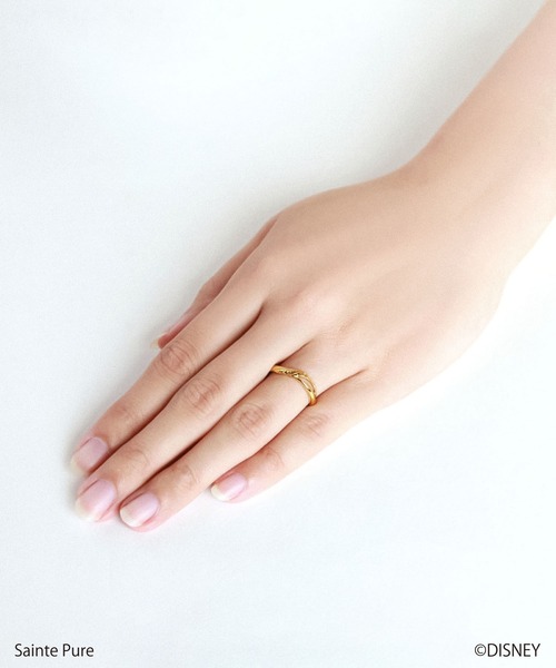 BLOOM（ブルーム）の「Disney（ディズニー）美女と野獣 シルバー ペアリング BLOOM/ブルーム（リング・レディース・イエロー・11号/9号/7号/13号）」の5枚目の写真