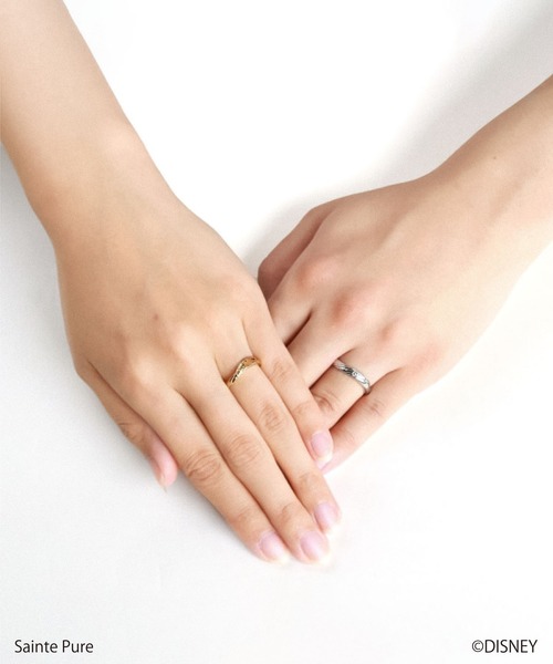 BLOOM（ブルーム）の「Disney（ディズニー）美女と野獣 シルバー ペアリング BLOOM/ブルーム（リング・レディース・イエロー・11号/9号/7号/13号）」の6枚目の写真