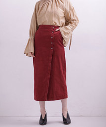 Wrangler | 【GINGER 12月号掲載】【sweet 9月号掲載】【MIHO NOJIRI × nano・universe】別注コーデュロイラップスカート(スカート)