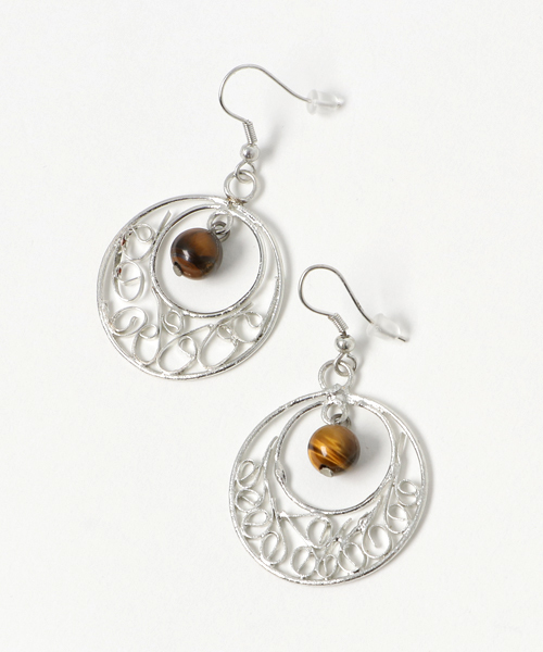 チャイハネ(チャイハネ)の「【チャイハネ】ヘブンリーピアス(ピアス(両耳用)・レディース・イエロー/ブルー/ターコイズブルー/レッド・FREE)」の7枚目の写真