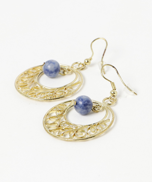 チャイハネ(チャイハネ)の「【チャイハネ】ヘブンリーピアス(ピアス(両耳用)・レディース・イエロー/ブルー/ターコイズブルー/レッド・FREE)」の5枚目の写真