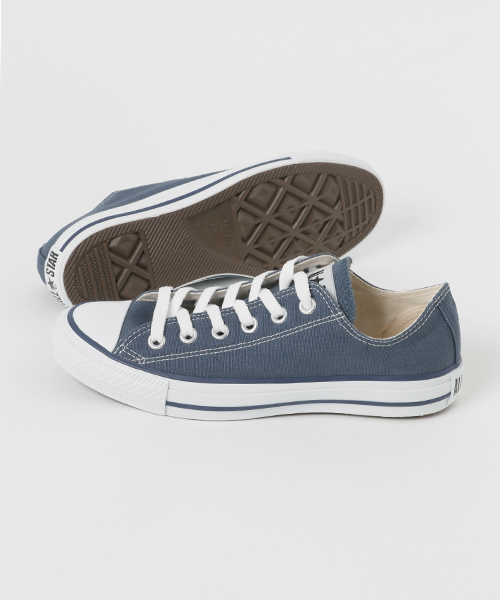 CONVERSE（コンバース）の「CONVERSE コンバース オール スター オックス / ALL STAR OX (NVY) 32160325（スニーカー・レディース・ネイビー・22.0cm/22.5㎝/23.0cm/23.5cm/24.0cm/24.5cm/25.0cm/26.0cm/26.5cm/27.0cm/27.5cm/28.0cm/25.5cm）」の2枚目の写真