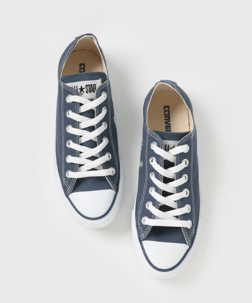 CONVERSE（コンバース）の「CONVERSE コンバース オール スター オックス / ALL STAR OX (NVY) 32160325（スニーカー・レディース・ネイビー・22.0cm/22.5㎝/23.0cm/23.5cm/24.0cm/24.5cm/25.0cm/26.0cm/26.5cm/27.0cm/27.5cm/28.0cm/25.5cm）」の3枚目の写真