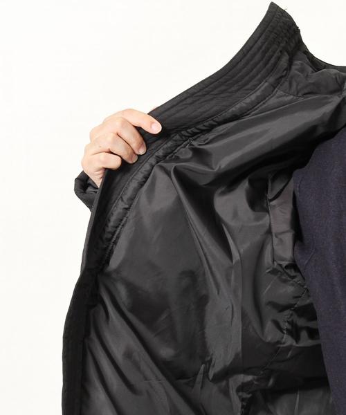 coen（コーエン）の「中綿ボリュームネックフーデッドブルゾン（ダウンジャケット/コート・メンズ・ベージュ/ブラック・LARGE/X-LARGE/MEDIUM/SMALL）」の11枚目の写真