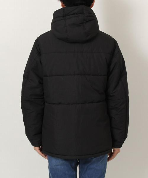 coen（コーエン）の「中綿ボリュームネックフーデッドブルゾン（ダウンジャケット/コート・メンズ・ベージュ/ブラック・LARGE/X-LARGE/MEDIUM/SMALL）」の10枚目の写真