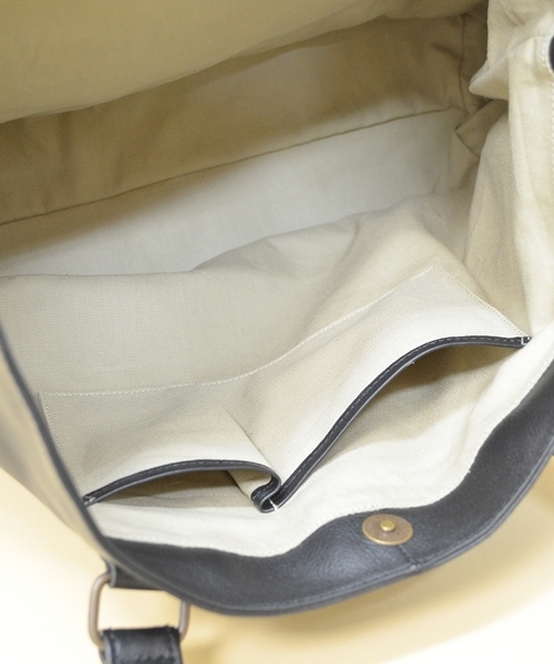 SHIPS JET BLUE（シップスジェットブルー）の「SHIPS JET BLUE: NEW レザートート■（トートバッグ・メンズ・ブラック/ブラウン/ネイビー/カーキ/グレー・ONE SIZE）」の11枚目の写真