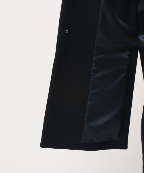 STUDIOUS（ステュディオス）の「ノーカラーボクシーモッサコート（その他アウター・レディース・ネイビー/ブラウン/オフホワイト/グリーン・1/0）」の11枚目の写真