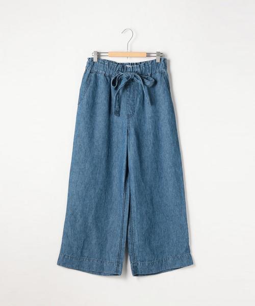 coen(コーエン)の「フレンチリネンイージーデニムパンツ(デニムパンツ・レディース・ブルー/ネイビー・MEDIUM/SMALL/LARGE)」の13枚目の写真