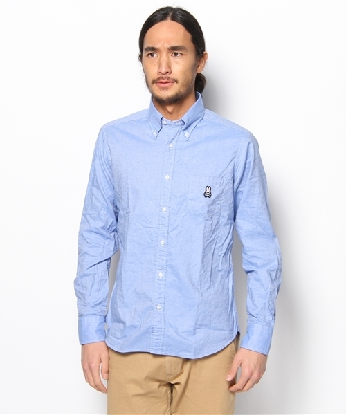 International Gallery BEAMS（インターナショナルギャラリービームス）の「Psycho Bunny / SOLID B.D（シャツ/ブラウス・メンズ・ホワイト/ロイヤルブルー・SMALL/MEDIUM/LARGE/X-LARGE）」の3枚目の写真