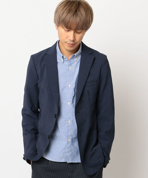 SHIPS JET BLUE(シップスジェットブルー)の「SHIPS JET BLUE: "TORAY" EVALET 2Bテーラードジャケット(テーラードジャケット・メンズ・カーキ/オリーブ/ネイビー・LARGE/MEDIUM/SMALL/X-SMALL)」の15枚目の写真