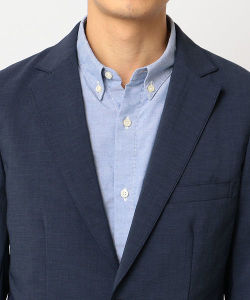 SHIPS JET BLUE(シップスジェットブルー)の「SHIPS JET BLUE: "TORAY" EVALET 2Bテーラードジャケット(テーラードジャケット・メンズ・カーキ/オリーブ/ネイビー・LARGE/MEDIUM/SMALL/X-SMALL)」の12枚目の写真