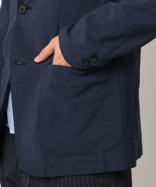 SHIPS JET BLUE(シップスジェットブルー)の「SHIPS JET BLUE: "TORAY" EVALET 2Bテーラードジャケット(テーラードジャケット・メンズ・カーキ/オリーブ/ネイビー・LARGE/MEDIUM/SMALL/X-SMALL)」の10枚目の写真
