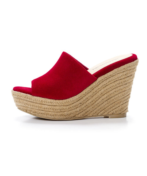 夢展望（ユメテンボウ）の「ワンベルト厚底ジュートサボサンダル（サンダル・レディース・グリーン系その他/キャメル/ホワイト/ブラック/レッド・23㎝/24㎝/23.5㎝/25㎝/22.5㎝/24.5㎝）」の8枚目の写真