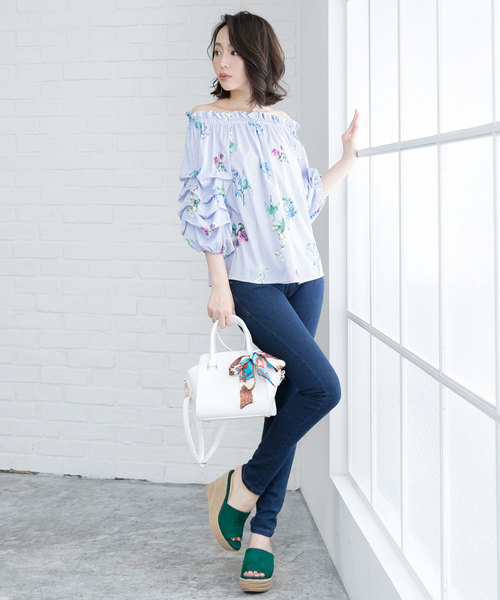 夢展望（ユメテンボウ）の「ワンベルト厚底ジュートサボサンダル（サンダル・レディース・グリーン系その他/キャメル/ホワイト/ブラック/レッド・23㎝/24㎝/23.5㎝/25㎝/22.5㎝/24.5㎝）」の13枚目の写真