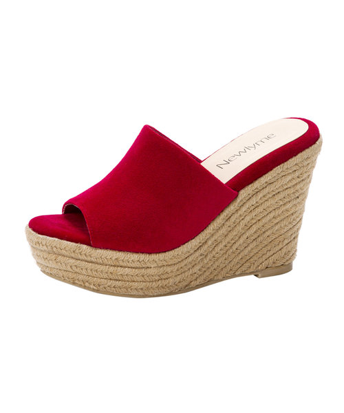 夢展望（ユメテンボウ）の「ワンベルト厚底ジュートサボサンダル（サンダル・レディース・グリーン系その他/キャメル/ホワイト/ブラック/レッド・23㎝/24㎝/23.5㎝/25㎝/22.5㎝/24.5㎝）」の17枚目の写真