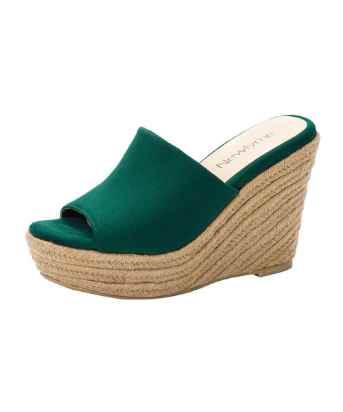 夢展望（ユメテンボウ）の「ワンベルト厚底ジュートサボサンダル（サンダル・レディース・グリーン系その他/キャメル/ホワイト/ブラック/レッド・23㎝/24㎝/23.5㎝/25㎝/22.5㎝/24.5㎝）」の18枚目の写真