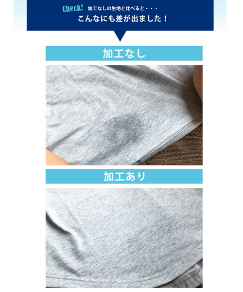 KOBE LETTUCE(コウベレタス)の「【汗ジミ防止・吸汗速乾】レンチスリーブストレートTシャツワンピース(ワンピース・レディース・オフホワイト/グレー/ベージュ/イエロー/ブラック・FREE)」の9枚目の写真