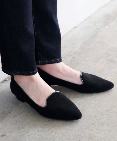 salle de bal（サルデバル）の「オペラシューズ/オペラパンプス（スリッポン・レディース・その他1/ブラック/アイボリー・L/M/S）」の3枚目の写真