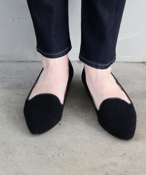 salle de bal（サルデバル）の「オペラシューズ/オペラパンプス（スリッポン・レディース・その他1/ブラック/アイボリー・L/M/S）」の8枚目の写真