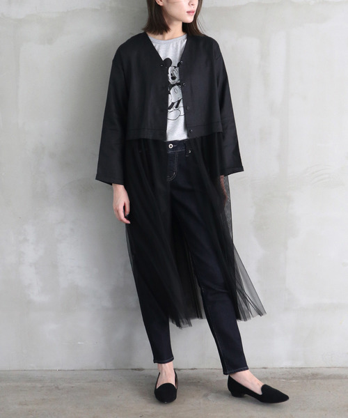 salle de bal（サルデバル）の「オペラシューズ/オペラパンプス（スリッポン・レディース・その他1/ブラック/アイボリー・L/M/S）」の9枚目の写真