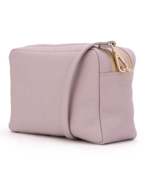 SHIPS(シップス)の「Carol J: ダブルジップポシェット(ショルダーバッグ・レディース・ブラック/イエロー/ラベンダー・ONE SIZE)」の6枚目の写真