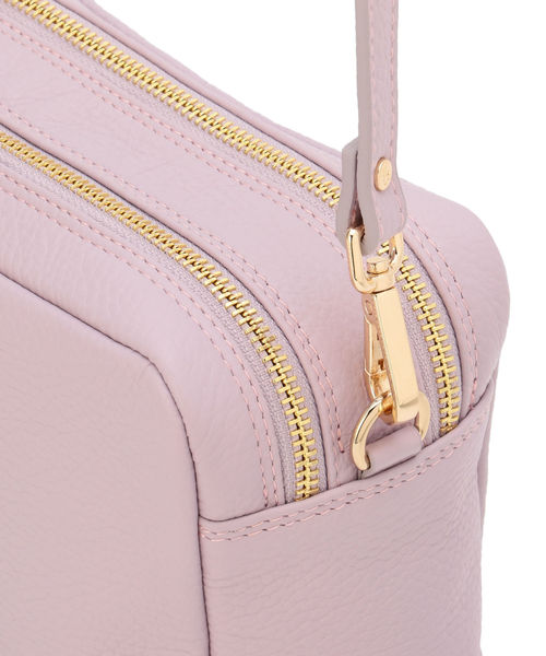SHIPS(シップス)の「Carol J: ダブルジップポシェット(ショルダーバッグ・レディース・ブラック/イエロー/ラベンダー・ONE SIZE)」の10枚目の写真
