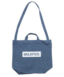 MILKFED. | SHOULDER TOTE BAR STENCIL(ショルダーバッグ)