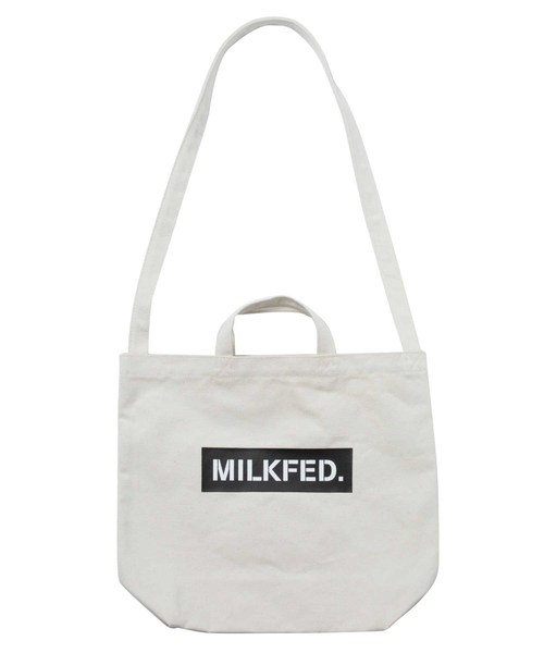 MILKFED.(ミルクフェド)の「SHOULDER TOTE BAR STENCIL(ショルダーバッグ・レディース・ホワイト/レッド/インディゴブルー/ブラック・ONE SIZE)」の13枚目の写真