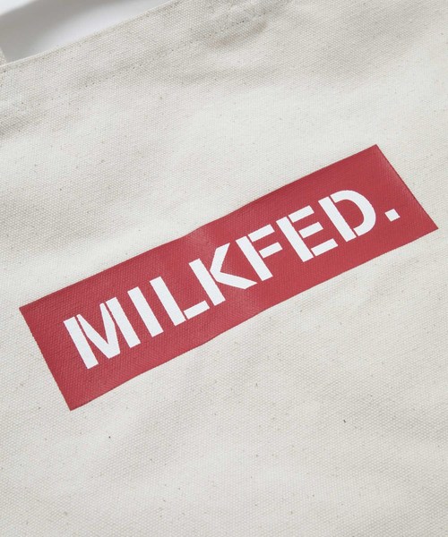 MILKFED.(ミルクフェド)の「SHOULDER TOTE BAR STENCIL(ショルダーバッグ・レディース・ホワイト/レッド/インディゴブルー/ブラック・ONE SIZE)」の10枚目の写真