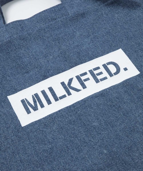 MILKFED.(ミルクフェド)の「SHOULDER TOTE BAR STENCIL(ショルダーバッグ・レディース・ホワイト/レッド/インディゴブルー/ブラック・ONE SIZE)」の11枚目の写真