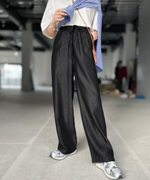 classicalelf（クラシカルエルフ）の「動くたび綺麗。テンセルデニムワイドフレアパンツ（その他パンツ）」