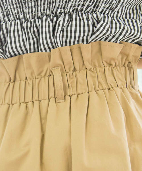 OLIVE des OLIVE（オリーブデオリーブ）の「[WEB限定!] ウエストリボンフレアトレンチスカート（スカート・レディース・ベージュ/ターコイズブルー/ネイビー・FREE）」の9枚目の写真