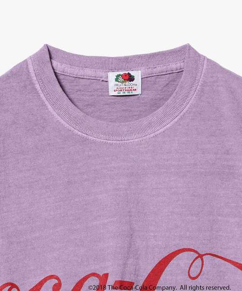 BEAMS（ビームス）の「Coca Cola / ピグメント Tシャツ（Tシャツ/カットソー・メンズ・オレンジ/ラベンダー・SMALL/MEDIUM/LARGE/X-LARGE）」の5枚目の写真
