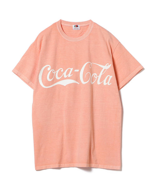BEAMS（ビームス）の「Coca Cola / ピグメント Tシャツ（Tシャツ/カットソー・メンズ・オレンジ/ラベンダー・SMALL/MEDIUM/LARGE/X-LARGE）」の3枚目の写真
