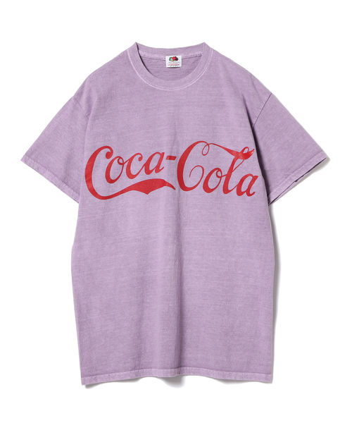 BEAMS（ビームス）の「Coca Cola / ピグメント Tシャツ（Tシャツ/カットソー・メンズ・オレンジ/ラベンダー・SMALL/MEDIUM/LARGE/X-LARGE）」の4枚目の写真