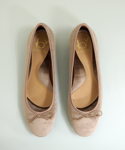 byあしながおじさん（バイアシナガオジサン）の「◆ byあしながおじさん ◆ バレエシューズ 8750257（バレエシューズ・レディース・グリーン/ワインレッド/グレイッシュベージュ/ブラック・22.5cm/23.0cm/23.5cm/24.0cm/24.5cm）」の12枚目の写真