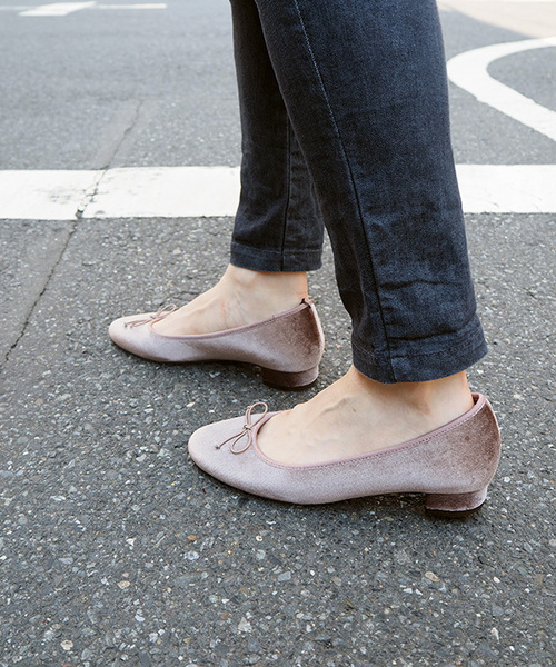 byあしながおじさん（バイアシナガオジサン）の「◆ byあしながおじさん ◆ バレエシューズ 8750257（バレエシューズ・レディース・グリーン/ワインレッド/グレイッシュベージュ/ブラック・22.5cm/23.0cm/23.5cm/24.0cm/24.5cm）」の13枚目の写真