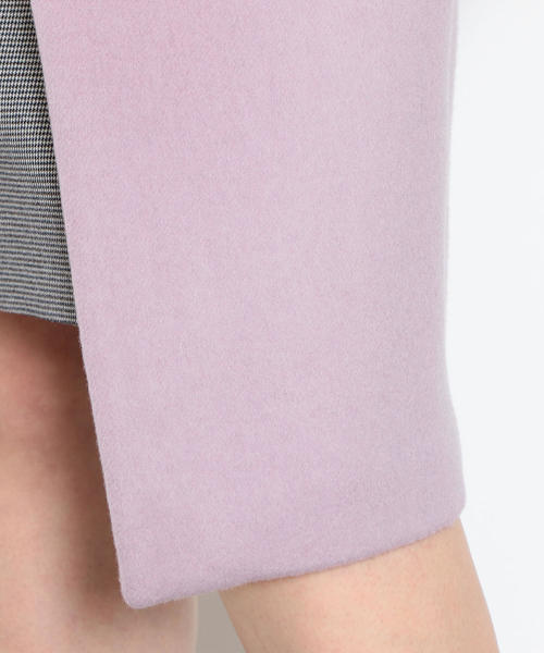 green label relaxing（グリーンレーベルリラクシング）の「◆CS W/N ノーラペル コート ◆（その他アウター・レディース・ダークグリーン/ネイビー/オフホワイト/モカ/ライラック・44/46/40/38/42/36/34）」の14枚目の写真