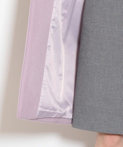 green label relaxing（グリーンレーベルリラクシング）の「◆CS W/N ノーラペル コート ◆（その他アウター・レディース・ダークグリーン/ネイビー/オフホワイト/モカ/ライラック・44/46/40/38/42/36/34）」の15枚目の写真